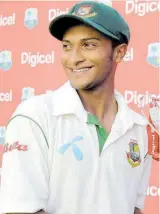  ?? FILE ?? Shakib Al Hasan