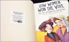  ?? Contribute­d photo / Middlesex United Way ?? The Middlesex United Way Women’s Initiative, Women in the NAACP Committee, Russell Library, and Wesleyan R.J. Julia Bookstore have sponsored a reading challenge, “How Women Won the Vote,” that encourages children to read.