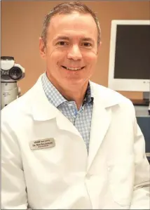  ?? Special to The Okanagan Weekend ?? Kelowna eye surgeon Dr. Ron Baldassare of Vivid Laser Centre is helping pioneer Symfony eye surgery that can help baby boomers get rid of their eyeglasses and contact lenses.