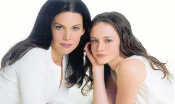  ?? The Gilmore Girls. ?? FACING CHANGES: Lauren Graham as Lorelai and Alexis Bledel as Rory in