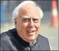  ??  ?? Kapil Sibal