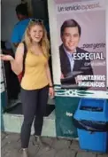  ?? BAILEY GREENSPON/TWITTER ?? “Having a small stroke,” Canadian Bailey Greenspon tweeted. “Michael Chong, your stock photo is reassuring public washroom users in Guatemala.”