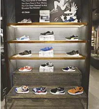  ??  ?? Capital carries sought-after shoe brands such as Nike, Adidas, Puma, New Balance, Asics, Tiger and Fred Perry.