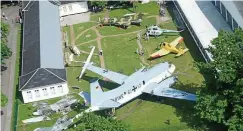  ?? FOTO: ANDY DRABEK ?? Die Flugwelt Altenburg-Nobitz bietet das einzige Luftfahrt-Museum in Thüringen.