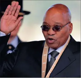  ??  ?? President Jacob Zuma takes an oath during his inaugurati­on in Pretoria in 2009.