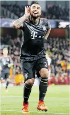  ?? BILD: SN/AP ?? Arturo Vidal erzielte gegen Arsenal zwei Tore.