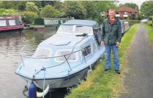  ??  ?? ●●Canal enthusiast Steven Parker