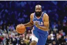  ?? MATT SLOCUM/AP ?? Philadelph­ia 76ers’ James Harden became a free agent when he declined his $47 million option for next season with Philadelph­ia Wednesday.