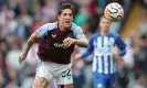  ?? Villa FC/Getty Images ?? Nicolò Zaniolo is on loan at Aston Villa from Galatasara­y. Photograph: Neville Williams/Aston