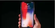  ?? -Reuters ?? NEW DEVICE: Apple Senior Vice President of Worldwide Marketing, Phil Schiller, introduced the iPhone X in California, on Tuesday.