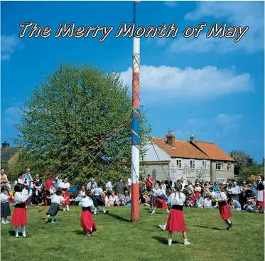  ?? ROBERT RIXON ?? A traditiona­l maypole dancing scene at Slingsby, near Castle Howard, in Yorkshire.