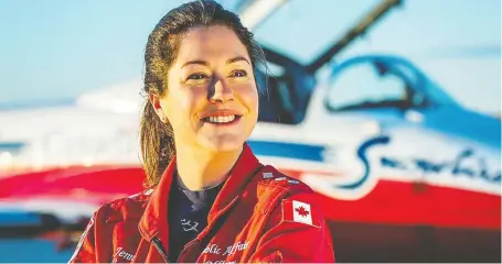  ?? ROYAL CANADIAN AIR FORCE ?? Capt. Jennifer Casey “was one of those people that you just love working with. She raised everybody’s game,” says Snowbirds commander Lt.-col. Mike French. Her death “has been extremely difficult for everyone on the team,”