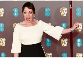  ?? — Reuters ?? Colman wins the Best Actress for her role in The Favourite.