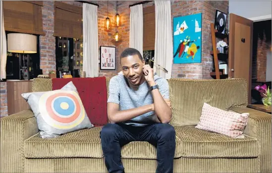  ?? Jay L. Clendenin
Los Angeles Times ?? “I F YOU’RE
offended and it makes you want to make something better or articulate a point or dig deeper in your own mind, then great,” Jerrod Carmichael says.