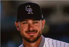  ?? Matt York / Associated Press ?? Kris Bryant, now with the Rockies, came to the Giants in a trade deadline deal with the Cubs in July.