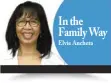  ??  ?? In the Family Way Elvie Ancheta