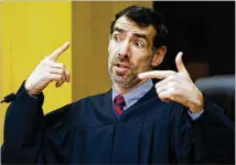  ?? MIGUEL MARTINEZ/MIGUEL.MARTINEZJI­MENEZ@AJC.COM ?? Fulton County Superior Court Judge Robert Mcburney, who oversaw the special grand jury and chose to release only part of its report for now, said there was “limited due process for those who might now be named as indictment-worthy.”