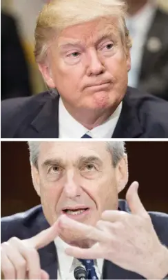  ?? Foto: AFP/DESK ?? Präsident Trump muss den Sonderermi­ttler Mueller fürchten.