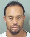  ??  ?? This image provided by the Palm Beach County Sheriff's Office on Monday shows Tiger Woods. Police in Florida say Tiger Woods has been arrested for DUI. (AP)