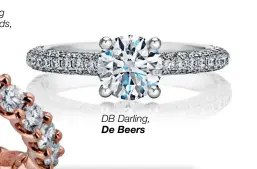  ??  ?? DB Darling, De Beers