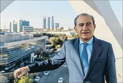  ?? DANI DUCH ?? El presidente José María Álvarez explica que Barcelona, a diferencia de Madrid, tiene imagen de marca