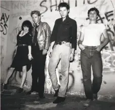  ?? Mad Ink PR ?? The band X in the 1980s. Front man John Doe is working on a book about the early L.A. punk scene.