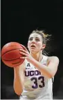  ?? Jessica Hill / AP ?? Connecticu­t’s Katie Lou Samuelson was the nation’s No. 1 recruit in 2015.