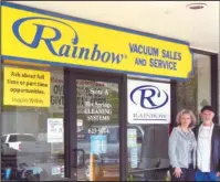  ?? Submitted photo ?? CERTIFIED DISTRIBUTO­RS: Gary and Jettie Valle have been the satellite distributo­rs for Rainbow Vacuum for 28 years. They own Hot Springs Cleaning Systems, located at 2230 Malvern Ave., Suite A.