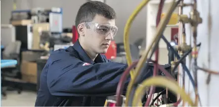  ?? NAIT PHOTO ?? Ryan Matsuba is one of three Team Canada members representi­ng NAIT in Abu Dhabi next week at WorldSkill­s, an internatio­nal competitio­n that rewards excellence in vocational and technical abilities.