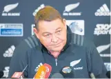  ?? Photo / Photosport ?? Steve Hansen is savvy enough to think of the close calls his side has been through.