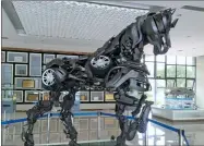  ??  ?? A horse created by Farsoon, a leading 3-D technology developer, in Changsha.