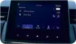  ??  ?? Display Logical system is better than in other Renaults, yet it misses inputs and graphics aren’t as clear its rivals’. But Apple CarPlay, Android Auto and nav are standard