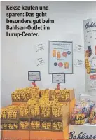  ?? ?? Kekse kaufen und sparen: Das geht besonders gut beim Bahlsen-Outlet im Lurup-Center.