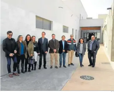  ?? D. A. ?? Imagen de archivo de visita a las obras del nuevo centro de salud de Macael.en el año 2017.