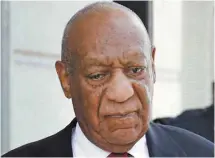  ?? DOMINICK REUTER AGENCE FRANCE-PRESSE ?? Bill Cosby lors de sa sortie du tribunal, jeudi