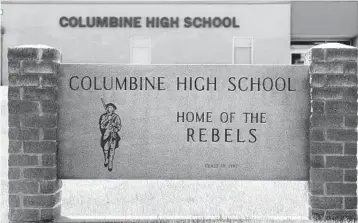  ?? DAVID ZALUBOWSKI/AP ?? This year alone, security staff contacted more than 2,400 “unauthoriz­ed” people on Columbine’s campus, but officials say tour buses have stopped showing up.