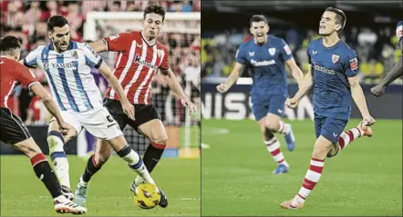  ?? FOTOS: EFE ?? Doble pivote Vesga y Galarreta apenas han coincidido a ras de césped en los últimos encuentros del Athletic