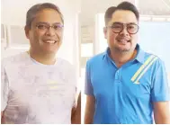  ?? ?? PAI president Miko Vargas (right) and Secretary-General Cong. Eric Buhain