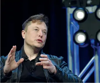  ?? ?? Imprendito­re Elon Musk, 50 anni, Ceo di Tesla e SpaceX, ha polemizzat­o con la Cina (Ap/Susan Walsh)
