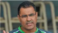  ??  ?? Waqar Younis laments the decline of Pakistan cricket.