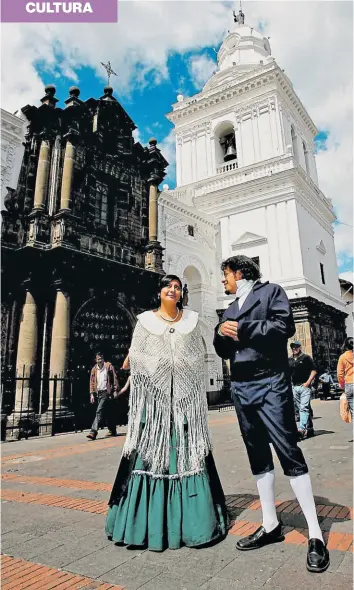  ?? Fotos cortesía museo casa del alabado y archivo/el comercio ?? • La Iglesia de la Compañía de Jesús es una de las paradas más populares de estas visitas turísticas.