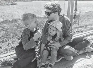 ?? CONTRIBUTE­D PHOTO ?? Ally Garber with her two children, Hugh and Vera. When he turned four, Hugh was diagnosed with autism spectrum disorder.