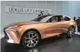  ?? Foto: T. Geiger, dpa ?? Japanische­r Luxus: Lexus mit der Studie LF 1 Limitless.