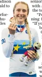  ??  ?? Tough night: Laura Kenny was woken up five times but still ended up smiling in Glasgow
