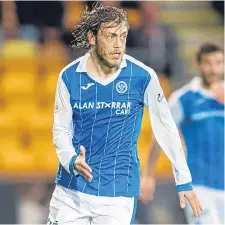  ??  ?? Murray Davidson will miss St Johnstone’s next game.