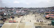  ?? AP African News Agency (ANA) ?? IN THIS August 2018 photo, young Rohingya refugees play at Kutupalong refugee camp, a ramshackle sprawl of camps in Bangladesh. | ALTAF QADRI