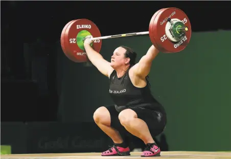  ?? Mark Schiefelbe­in / Associated Press 2018 ?? In Tokyo, New Zealand weightlift­er Laurel Hubbard will become the first transgende­r athlete to compete at the Olympics.