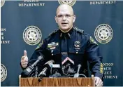  ?? BRUCE R. BENNETT / THE PALM BEACH POST ?? Boynton Beach Police Chief Jeffrey Katz, who is leaving to take a job in Virginia, was unable to return in time to attend his farewell party because of Sunday’s Atlanta airport problems.