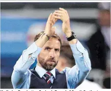  ??  ?? Modischer Trendsette­r: Englands Teamchef Gareth Southgate