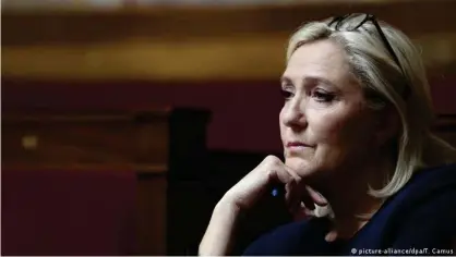  ??  ?? The far-right party of Marine Le Pen also did worse than expected